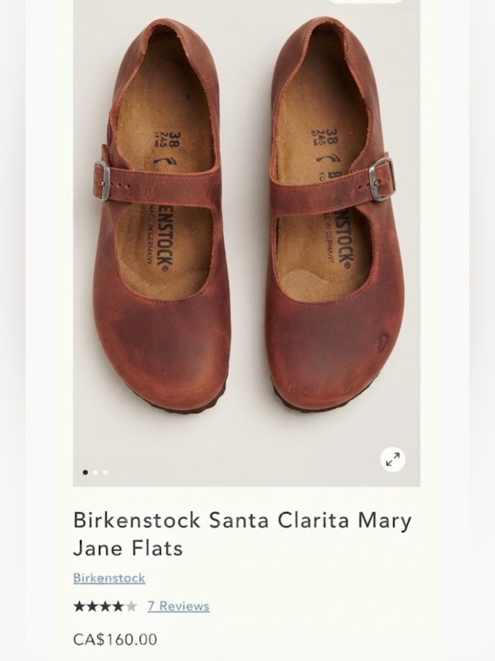 Birkenstock Santa Clarita Mary Jane Flats